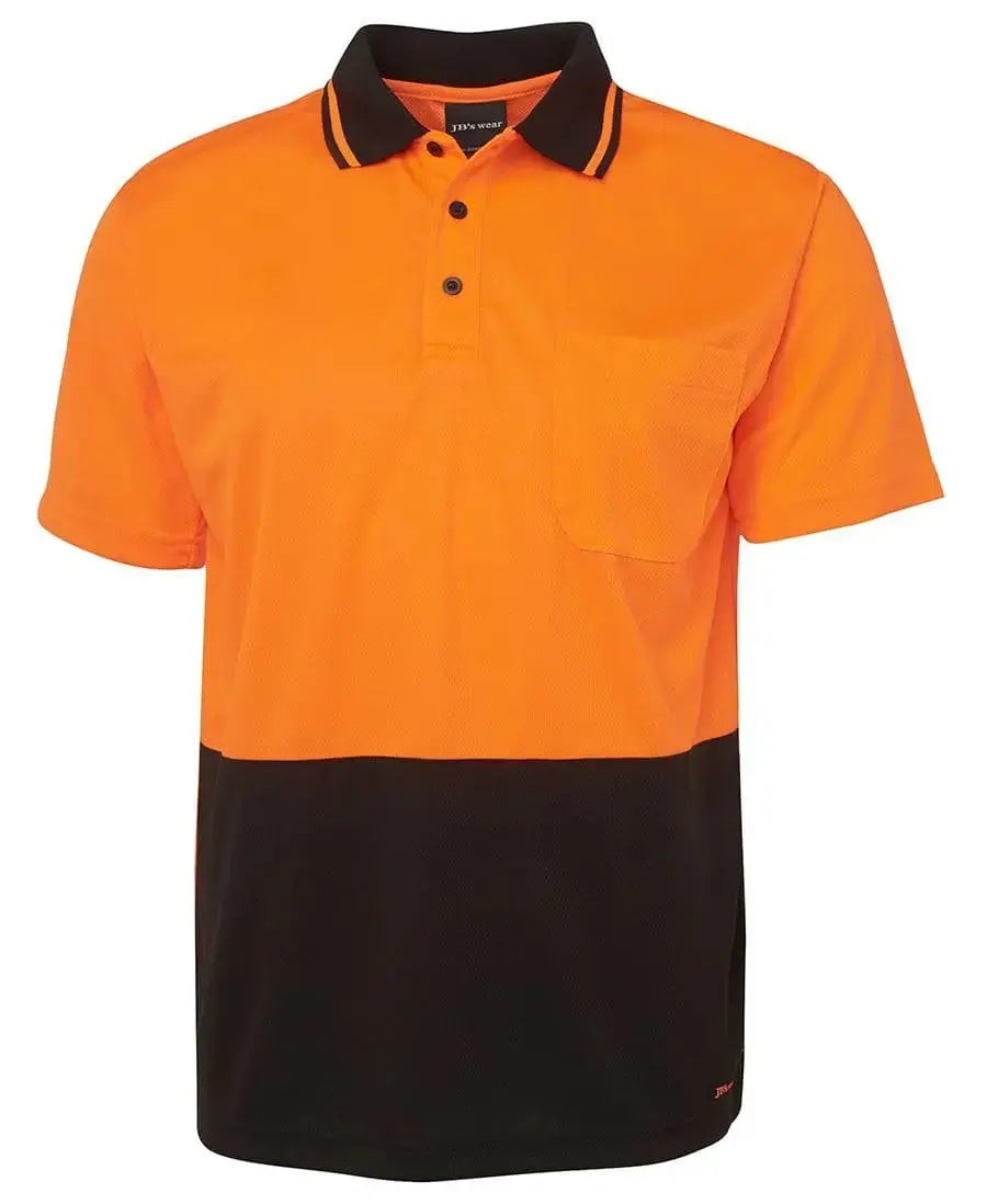 JBS Wear Adults Hi-Vis Polo Shirt 6HVNC Jb's Wear
